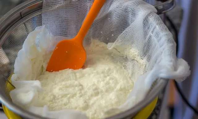 How to Make Homemade Ricotta Cheese with a Sous Vide #ricotta #sousvide #easy #homemade