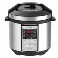 COSORI Electric Pressure Cooker 6 Qt 8-in-1 Instant Stainless Steel Pot, 16 Program Slow Cooker, Rice Cooker, Steamer, Yogurt Maker, Sauté, Warmer with Extra Glass Lid & Sealing Ring, 2-Year Warranty