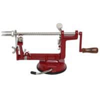Victorio Kitchen Products VKP1010 Johnny Apple Peeler Stainless Steel Blades, Red Cast Iron Body