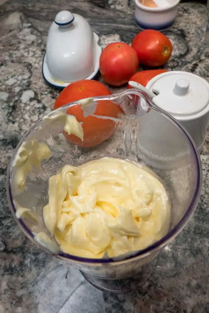 How to Make Easy Homemade Mayonnaise with an Immersion Blender: #easy #homemade #mayonnaise #immersionblender