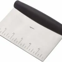 AmazonBasics Multi-purpose Stainless Steel Bench Scraper and Chopper - 201