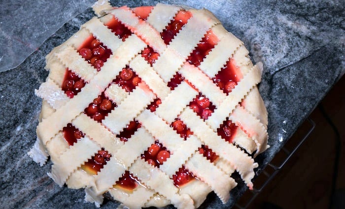 Weaving the Lattice of a Homemade Cherry Pie