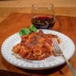 Permalink to: Easy Baked Rigatoni with Italian Sausage and Ricotta Cheese Plated and ready to mangia!