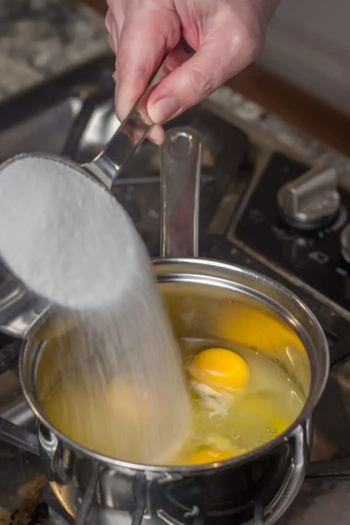 Making the Lemon Curd