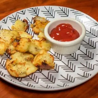 Air Fryer Crispy Smashed Potatoes: Faux Frites