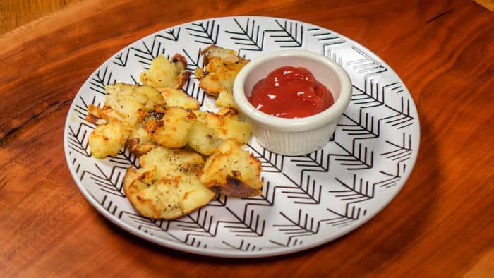 Air Fryer Crispy Smashed Potatoes: Faux Frites