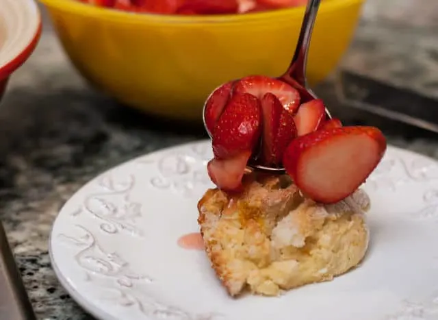 Strawberry Pinwheel Shortcakes