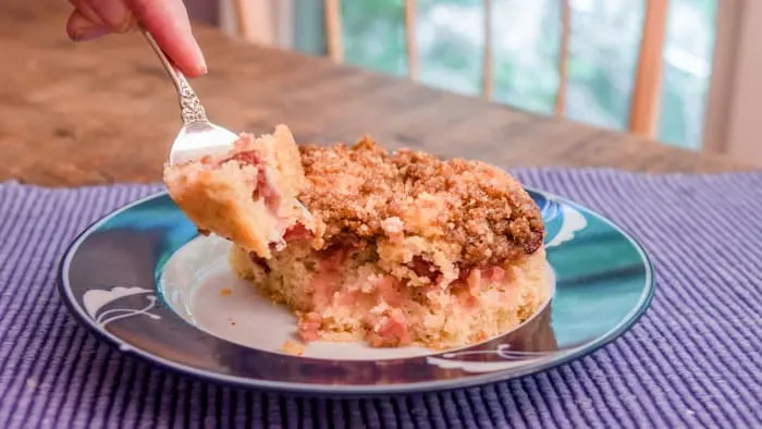 Coffee Cake with Cherries, Pecans, and Browned Butter