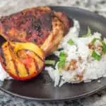 Permalink to: Gingery Balsamic Grilled Chicken Thighs with Grilled Peaches Gingery Balsamic Grilled Chicken Thighs with Grilled Peaches