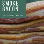 How to Smoke Bacon Pinterest Pin