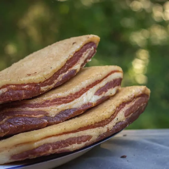 Ready to slice or put in the freezer, this bacon is ready.