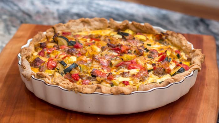 Savory Summer Squash Pie