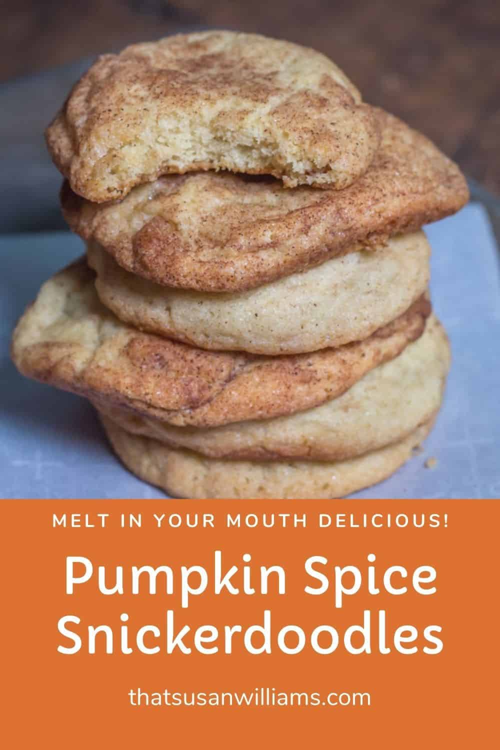 Pumpkin Spice Snickerdoodles