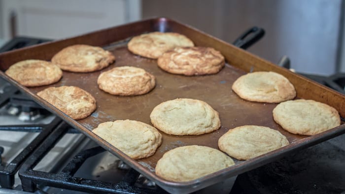 My Old Fashioned Snicker Doodles, fresh from the oven.