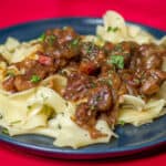 Beef Carbonnade, plated