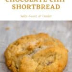 A pin for Pinterest: Peanut Butter Chocolate Chip Shortbread