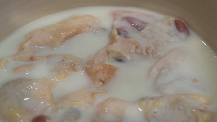 The buttermilk brine helps flavor and tenderize the chicken. Do it for at least an hour, and up to 24 hours.