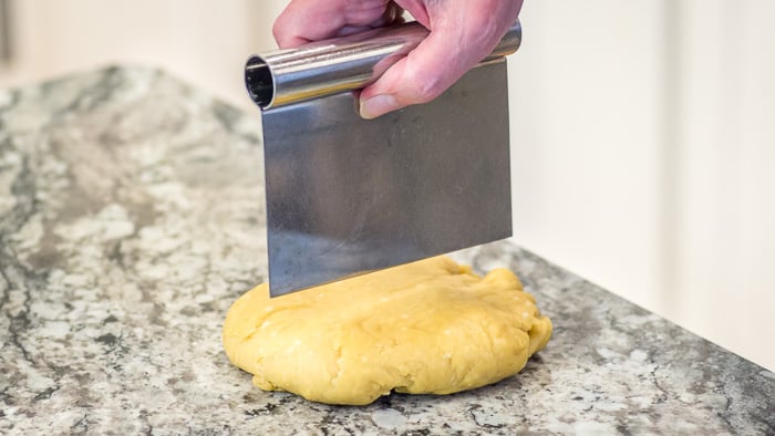 After the pasta has rested for at least an hour (and longer is fine), it's time to begin the rolling and cutting process. ,