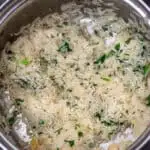 Permalink to: Easy Cilantro Lime Rice with Cardamom Seeds A pot of Easy Cilantro Lime Rice with Cardamom Seeds