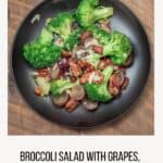 a Broccoli Salad pin for Pinterest.