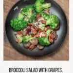 a Broccoli Salad pin for Pinterest.