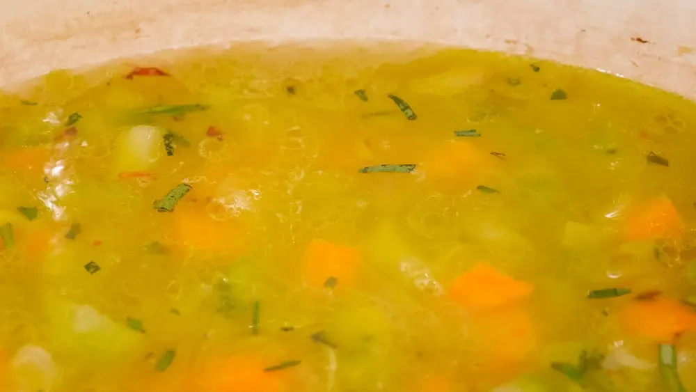 Rich, beautiful, flavorful broth