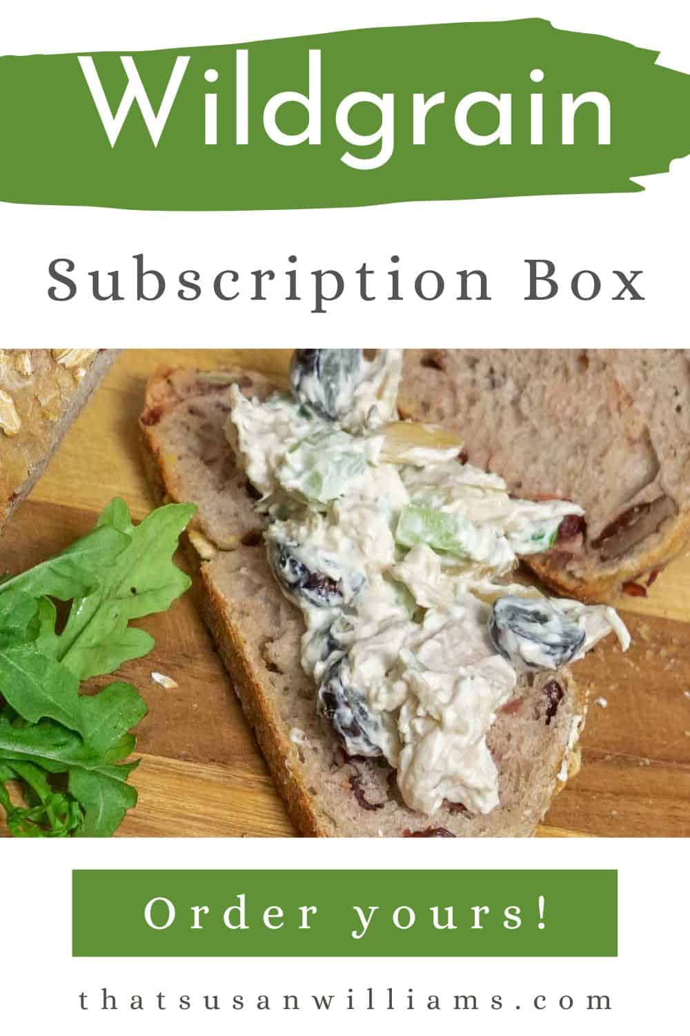 Pinterest Pin for Wildgrain Subscription Box