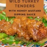 A Pinterest pin for Wild Turkey Tenders