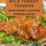 A Pinterest pin for Wild Turkey Tenders