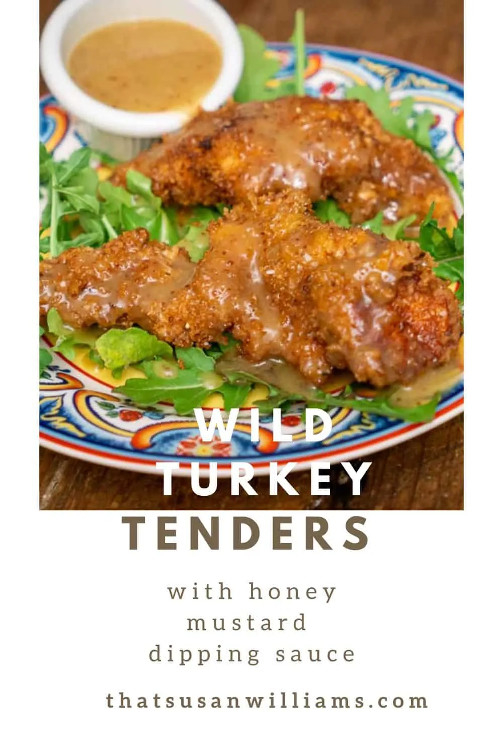 A Pinterest pin for Wild Turkey Tenders